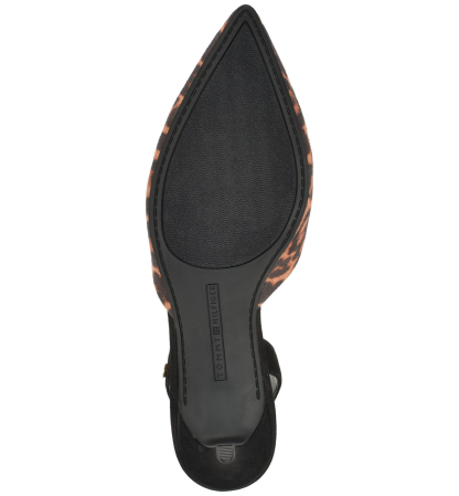 Tommy Hilfiger Women's Tanna Kitten Heel Slingback Dress Pumps - Light Brown Leopard