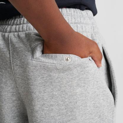 Big Kids' Nithtke Sportswear Club Fleece Loose Open-Hem Pants - Dark Grey Heather