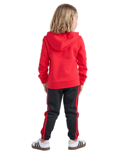 adidas Boys' 2T-7 Long-Sleeve Graphic Sweatshirt and Jogger, 2-Piece Set - Pure Ruby