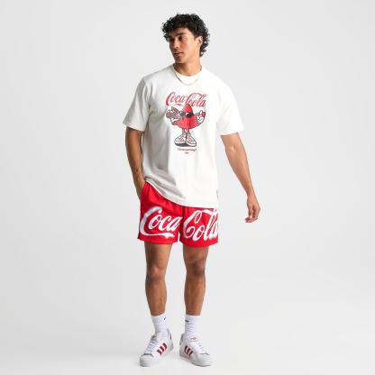 Men's adidas x Coca-Cola Teamgeist Soccer Shorts - Vivid Red - view 2