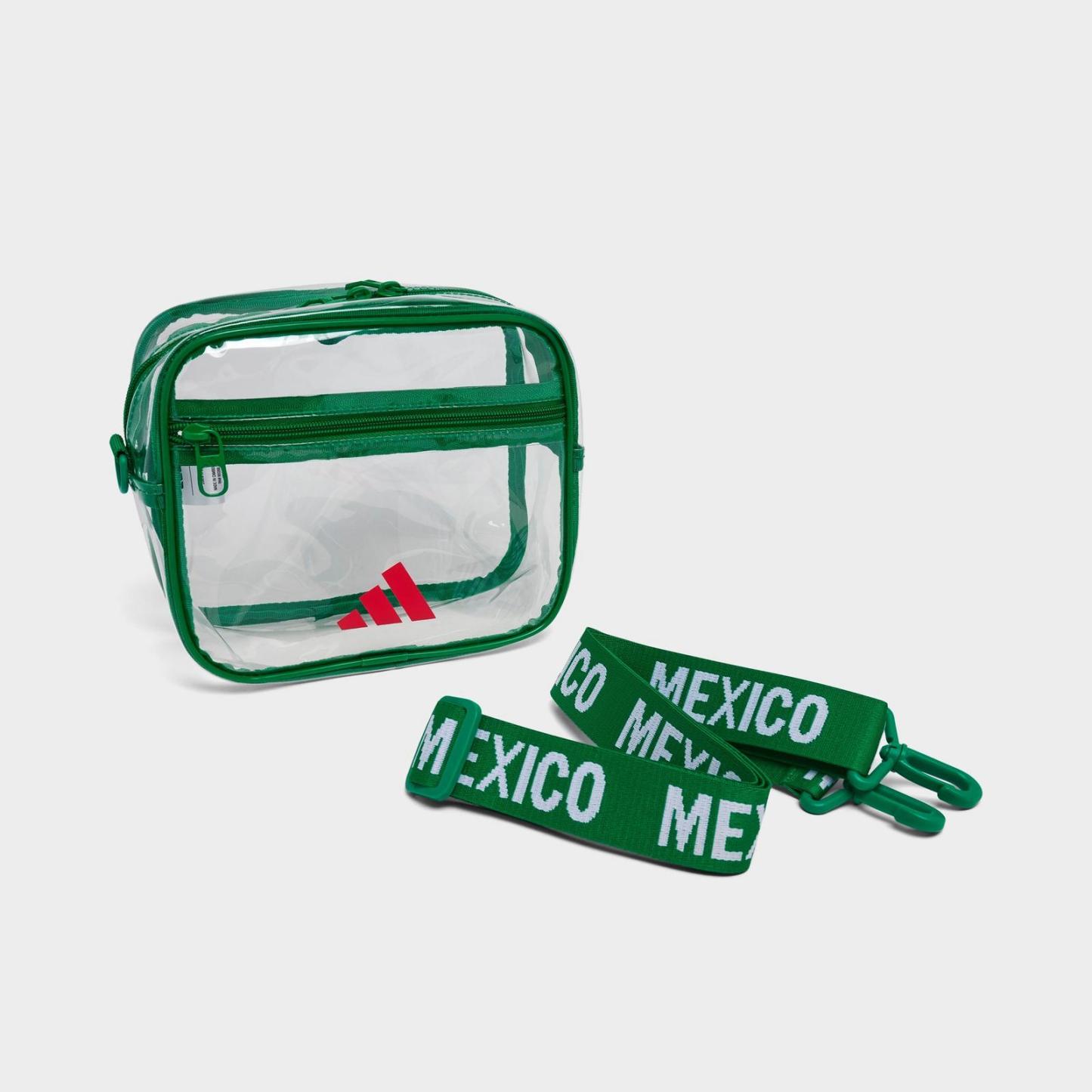 adidas Mexico Official Emblem Clear Bag - Clear/Green - view 6