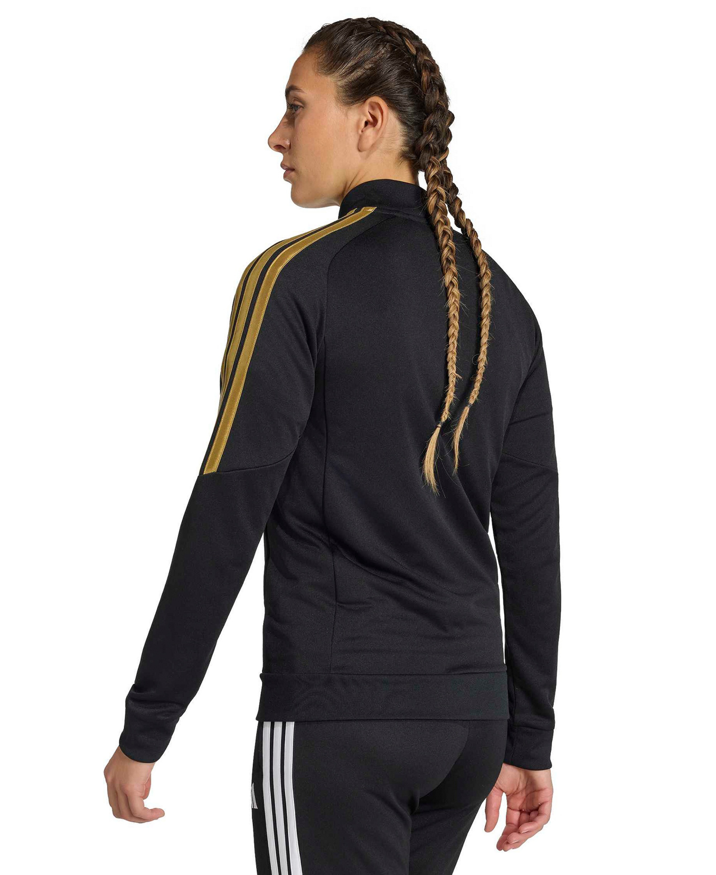 adidas Women's Tiro 26 Quarter-Zip Jacket - Black/dark Football Gold
