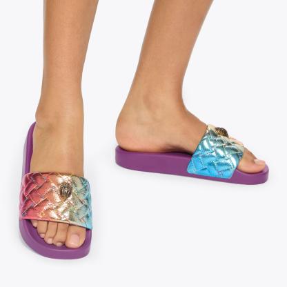Kurt Geiger London Meena Eagle Slide - Multi Colored - view 2