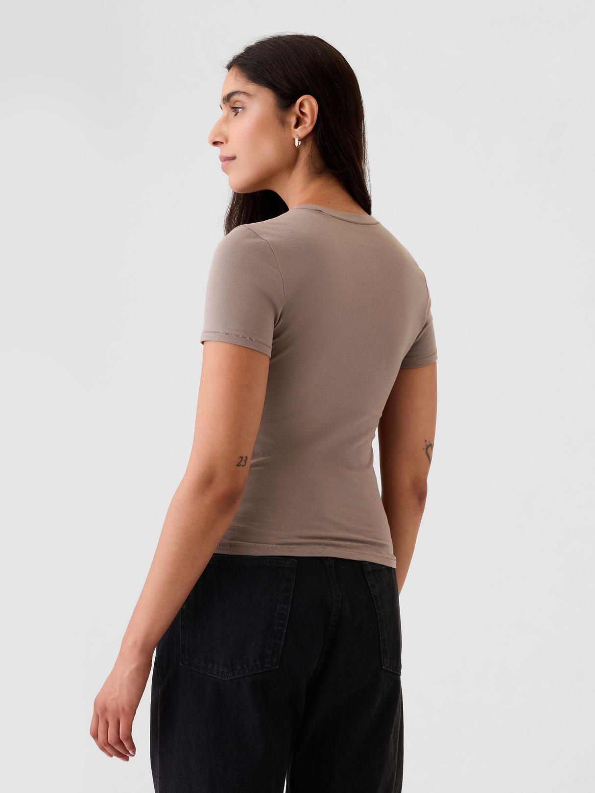 CloseKnit Jersey T-Shirt - Plymouth rock brown