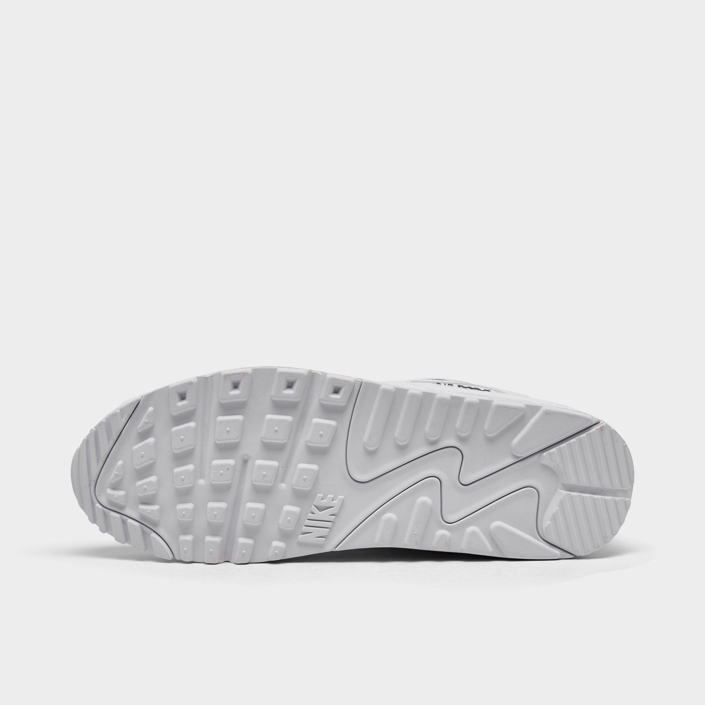 Men's Nithtke Air Max 90 Casual Shoes - Part 1 - White/Black - Bottom view