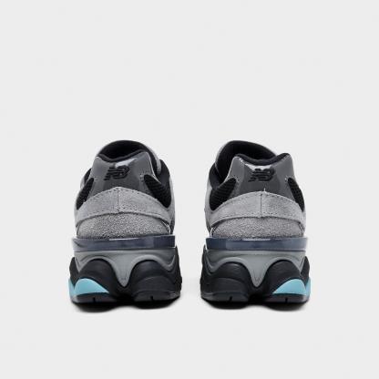 Big Kids' New Balance 9060 Casual Shoes - Grey/Black/Blue - view 4