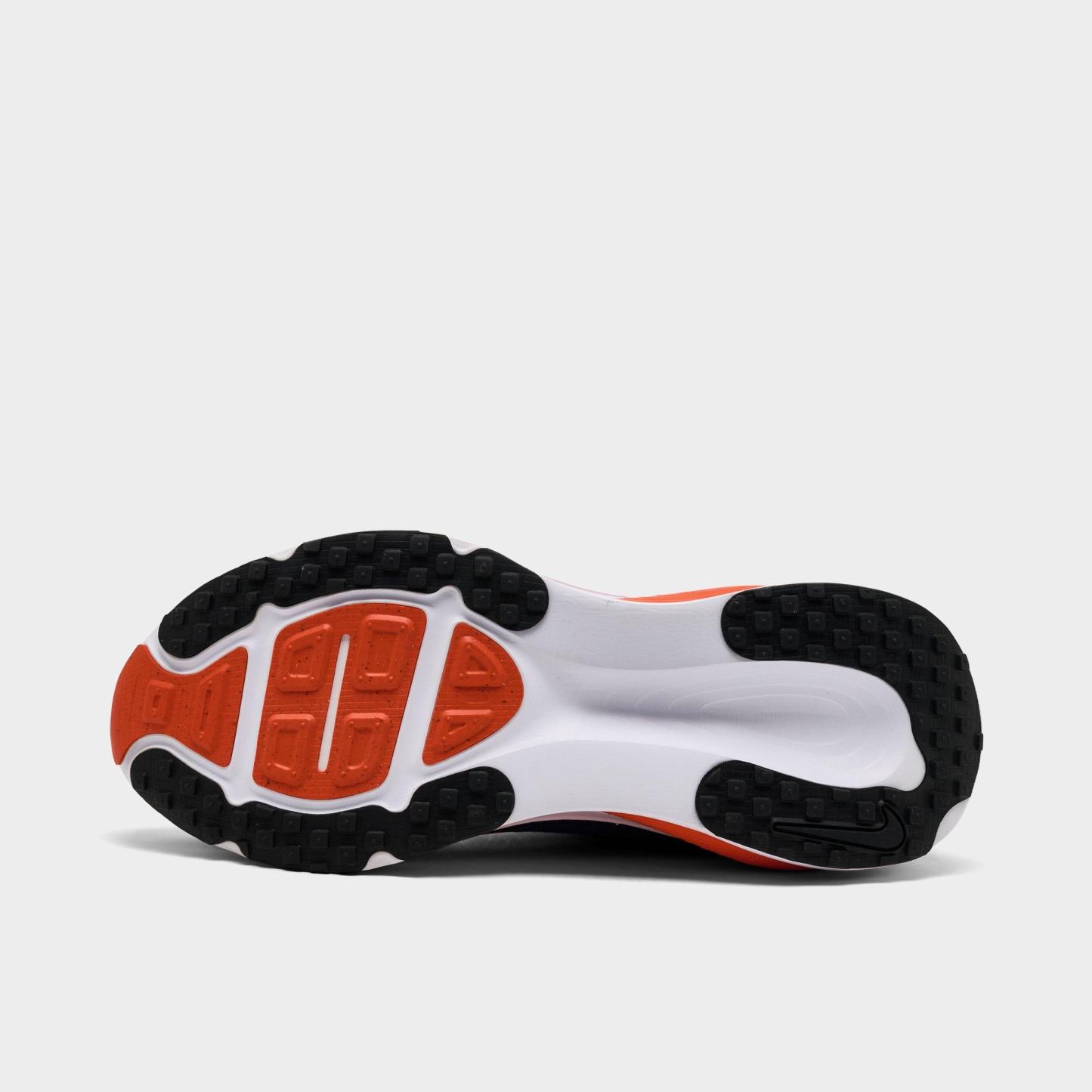 Men's Nithtke Vomero 18 Purdue Boilermakers Running Shoes - Part 2 - College Navy/White/Team Orange - Bottom view