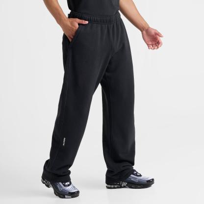 Men's Nithtke NOCTA Fleece CS Open-Hem Sweatpants - Black/Black/White