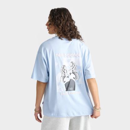Women's New Balance 740 Boyfriend T-Shirt - Oxford Blue - view 1