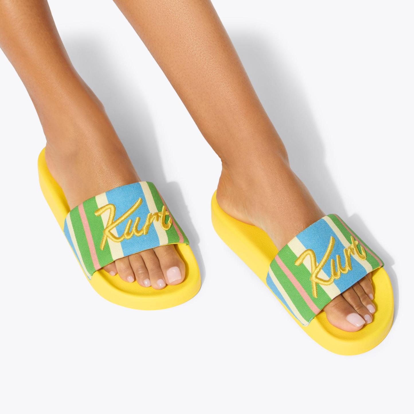 Kurt Geiger London Kurt's Cabana Kurt Meena Slide - Multi Colored - view 2