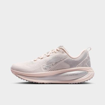 Women's Nithtke Vomero 18 Running Shoes - Part 2 - Phantom/Grey Fog/Metallic Silver/Summit White - Left shoe facing left. Outside of the shoe.
