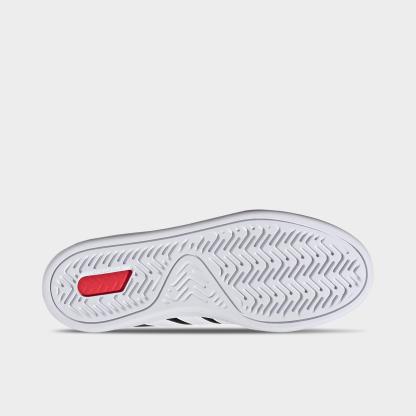 Men's adidas Grand Court Casual Shoes (Wide Width) - Core Black/Cloud White/Cloud White - Bottom view