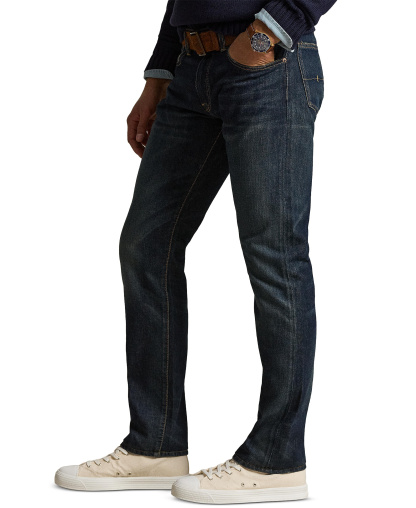 Polo Ralph Lauren Men's Hampton Relaxed Straight Jeans - Lightweight Morris Blue