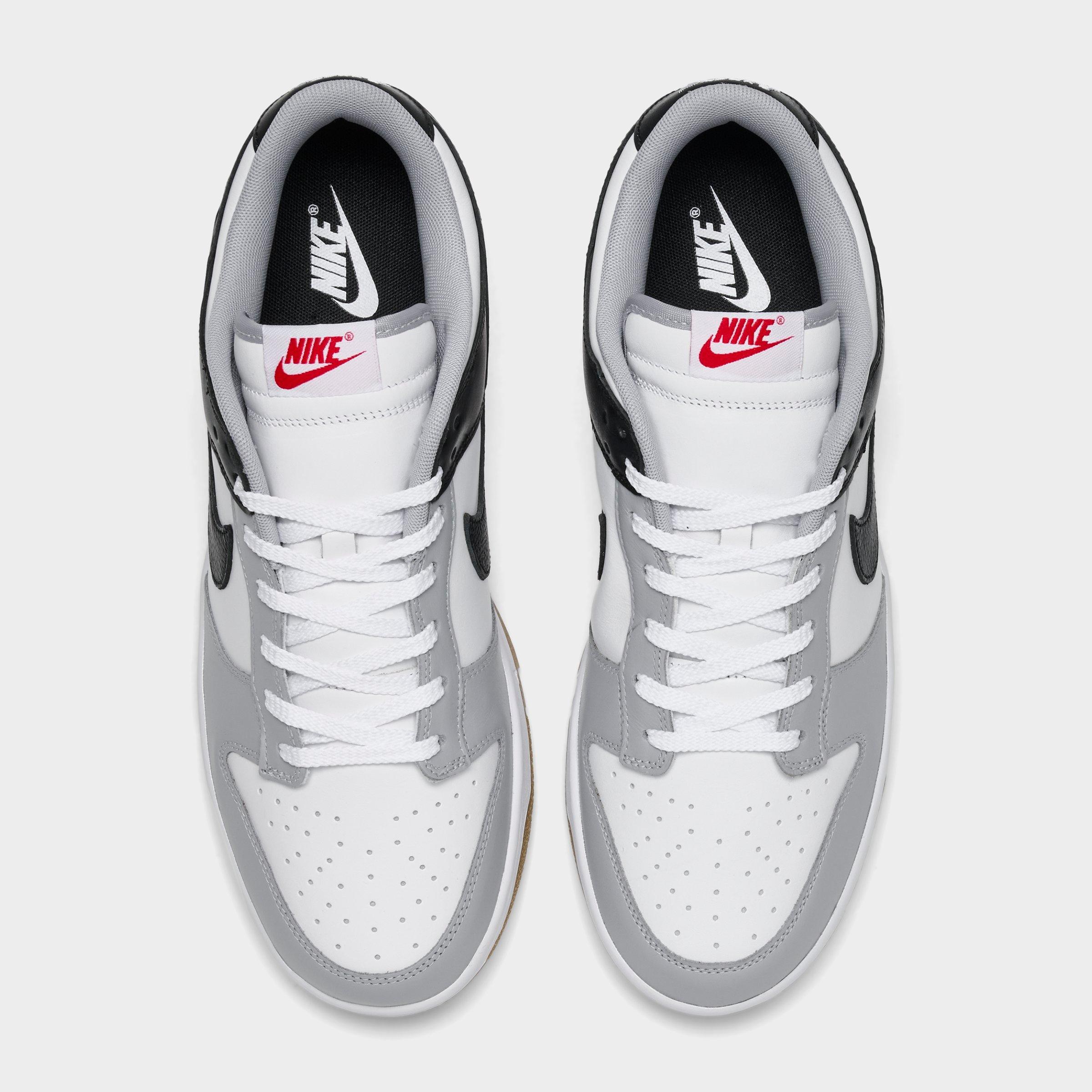 Men's Nithtke Dunk Low Retro Casual Shoes - Part 1 - Wolf Grey/Black/White - Top view