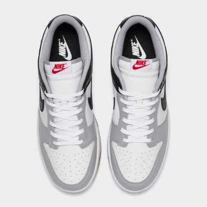 Men's Nithtke Dunk Low Retro Casual Shoes - Part 1 - Wolf Grey/Black/White - Top view
