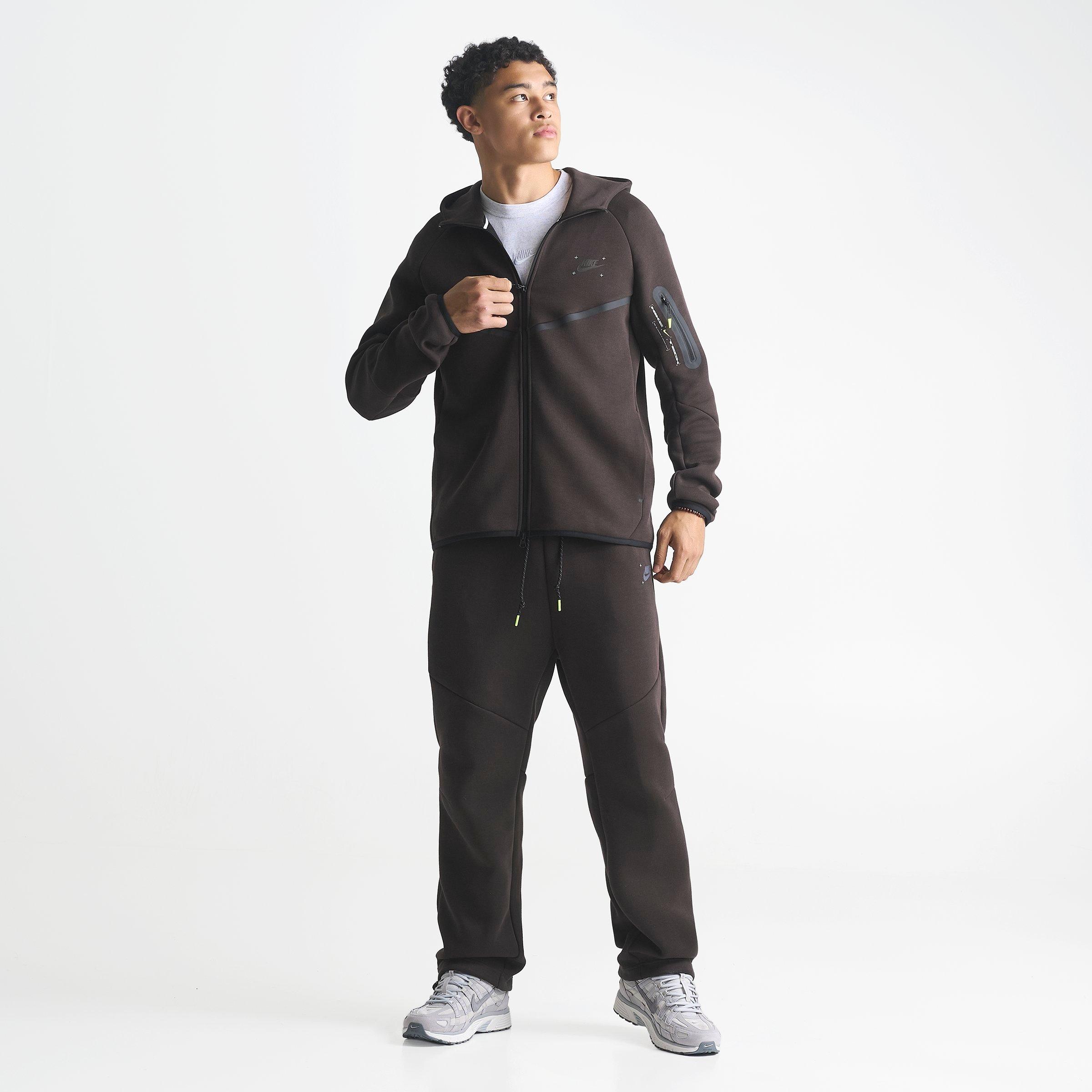 Men's Nithtke Tech Fleece Windrunner Graphic Full-Zip Hoodie - Velvet Brown/Black
