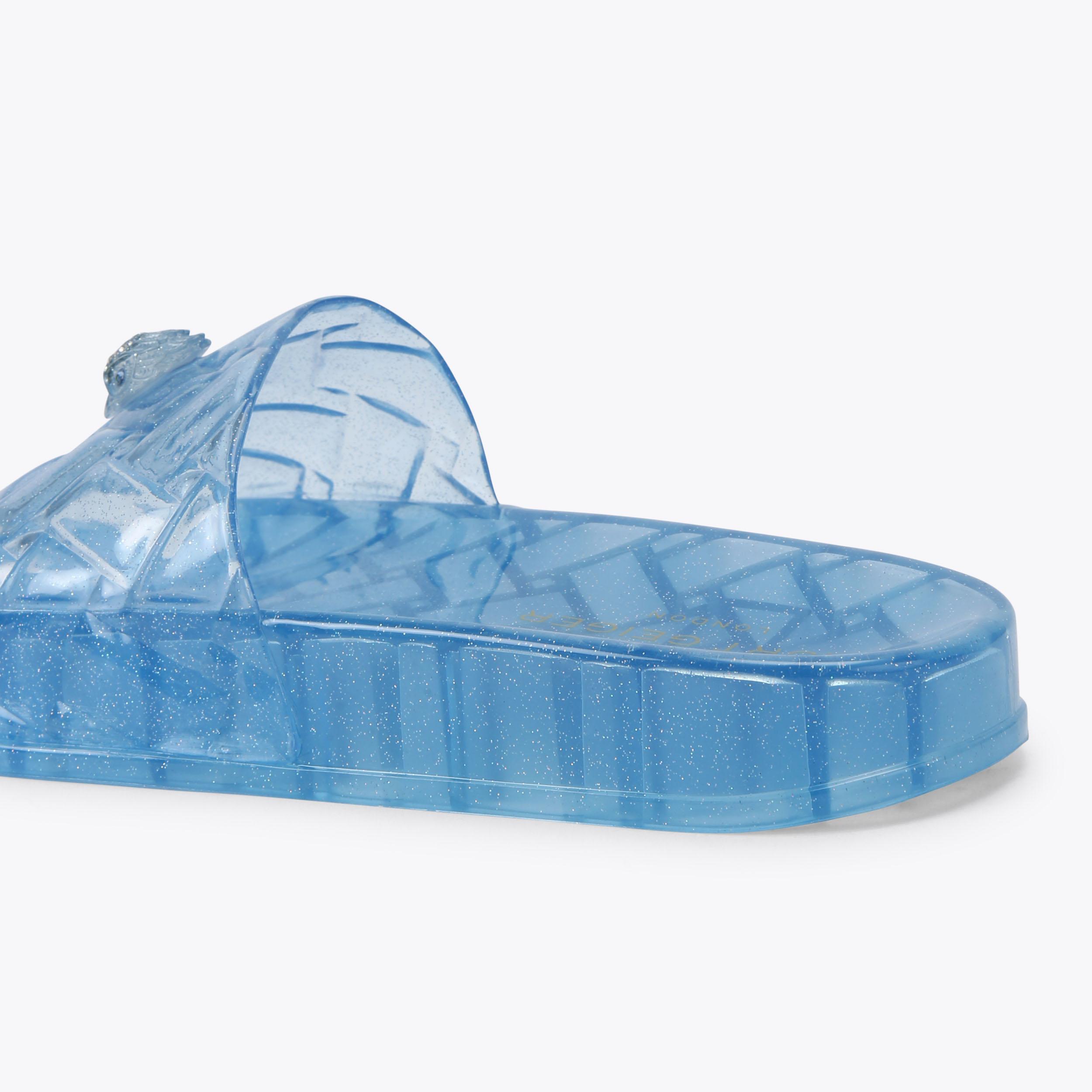 Kurt Geiger London Meena Jelly Slide - Blue - view 4