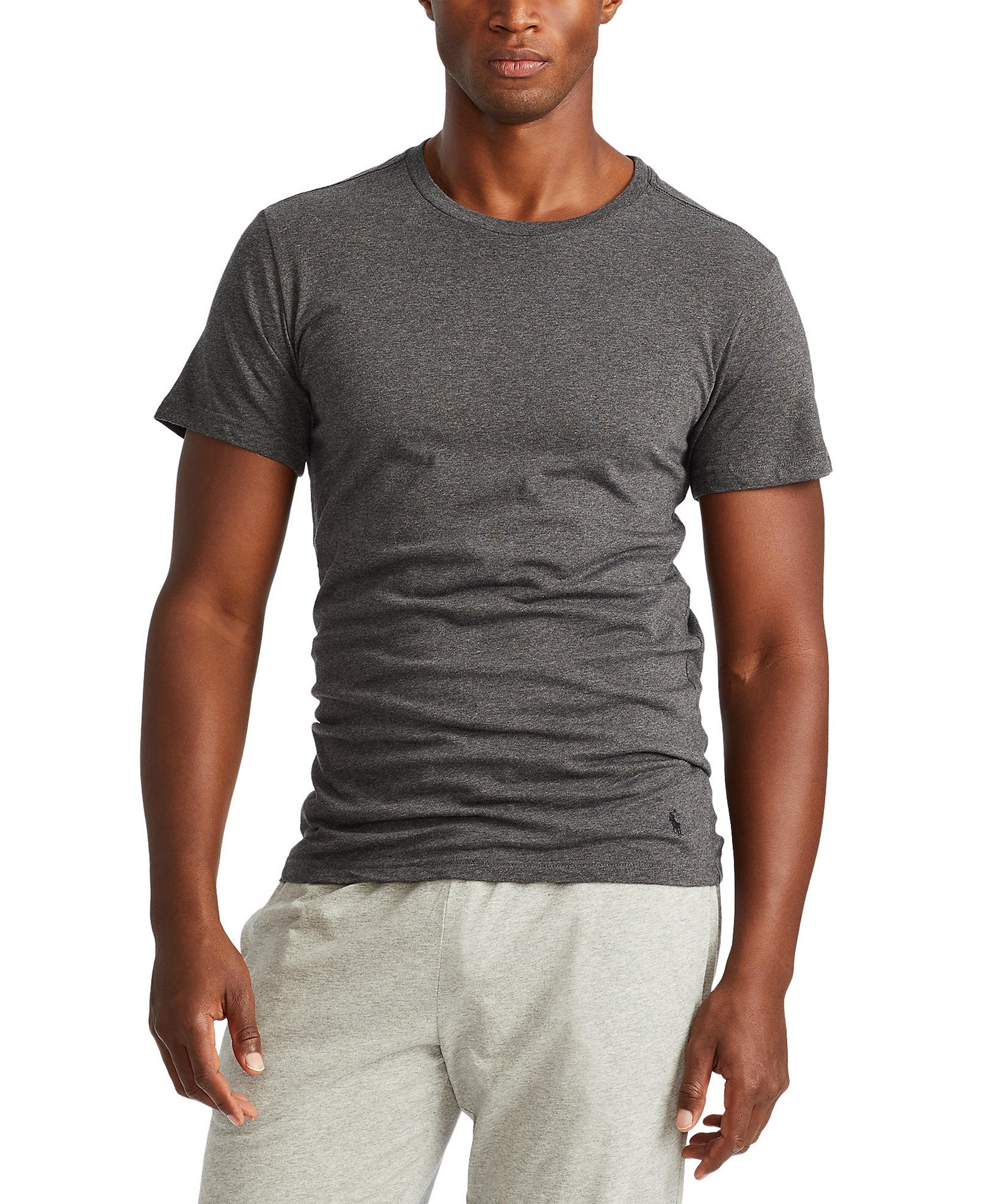 Polo Ralph Lauren Men's 3-Pack Slim Fit Crewneck Undershirt - Andover / Madison / Black