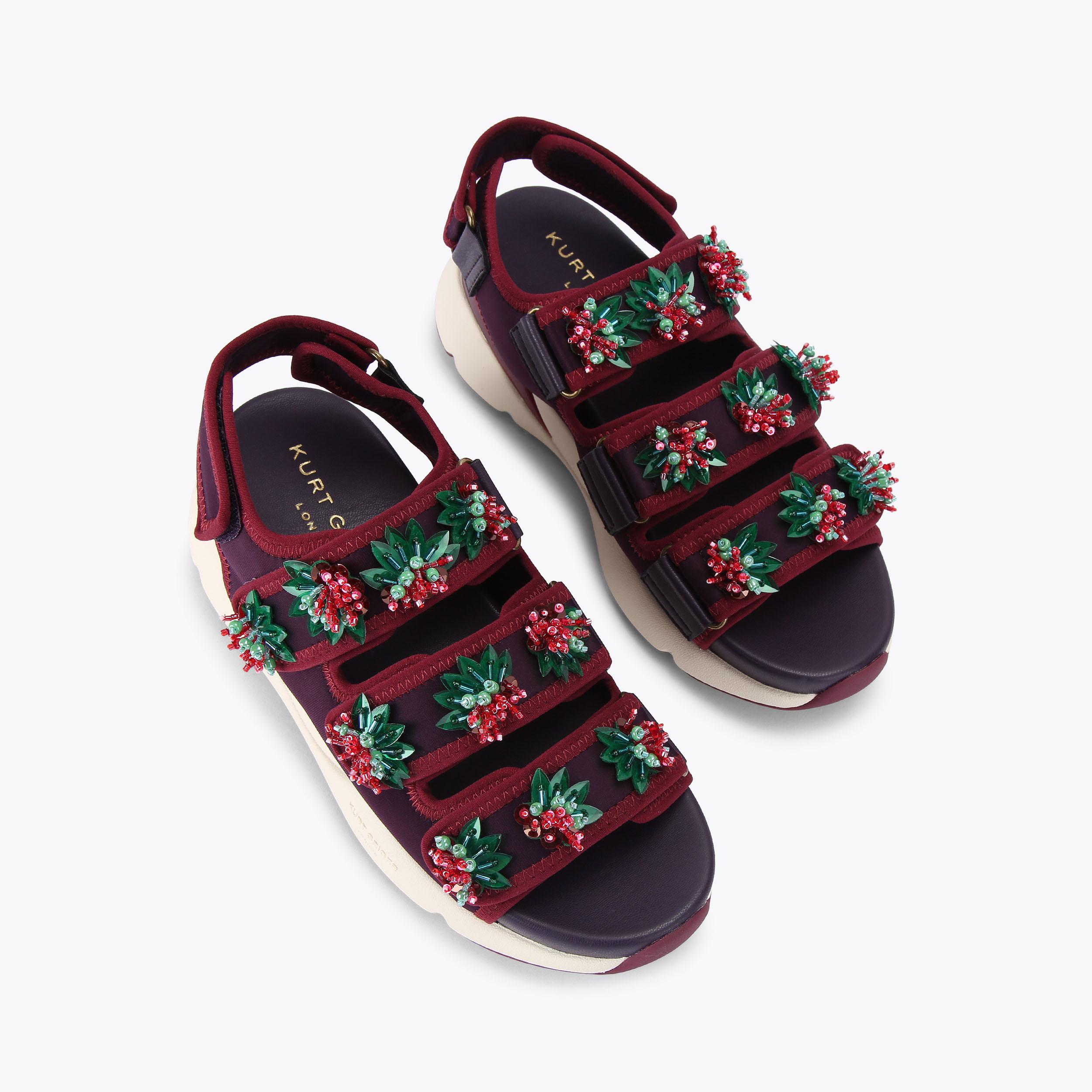 Kurt Geiger London Kurt Runner Sandal - Red - view 3