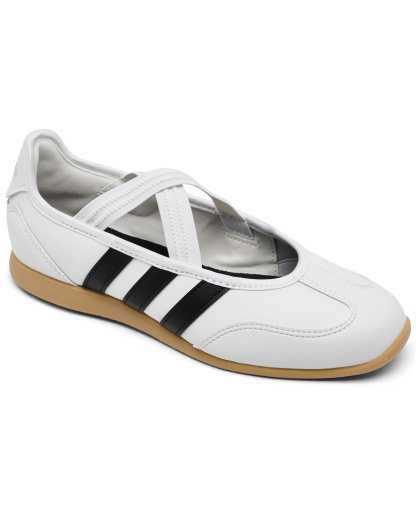 adidas Big Girls Barreda Mary Jane Lifestyle Sneakers - White,Black