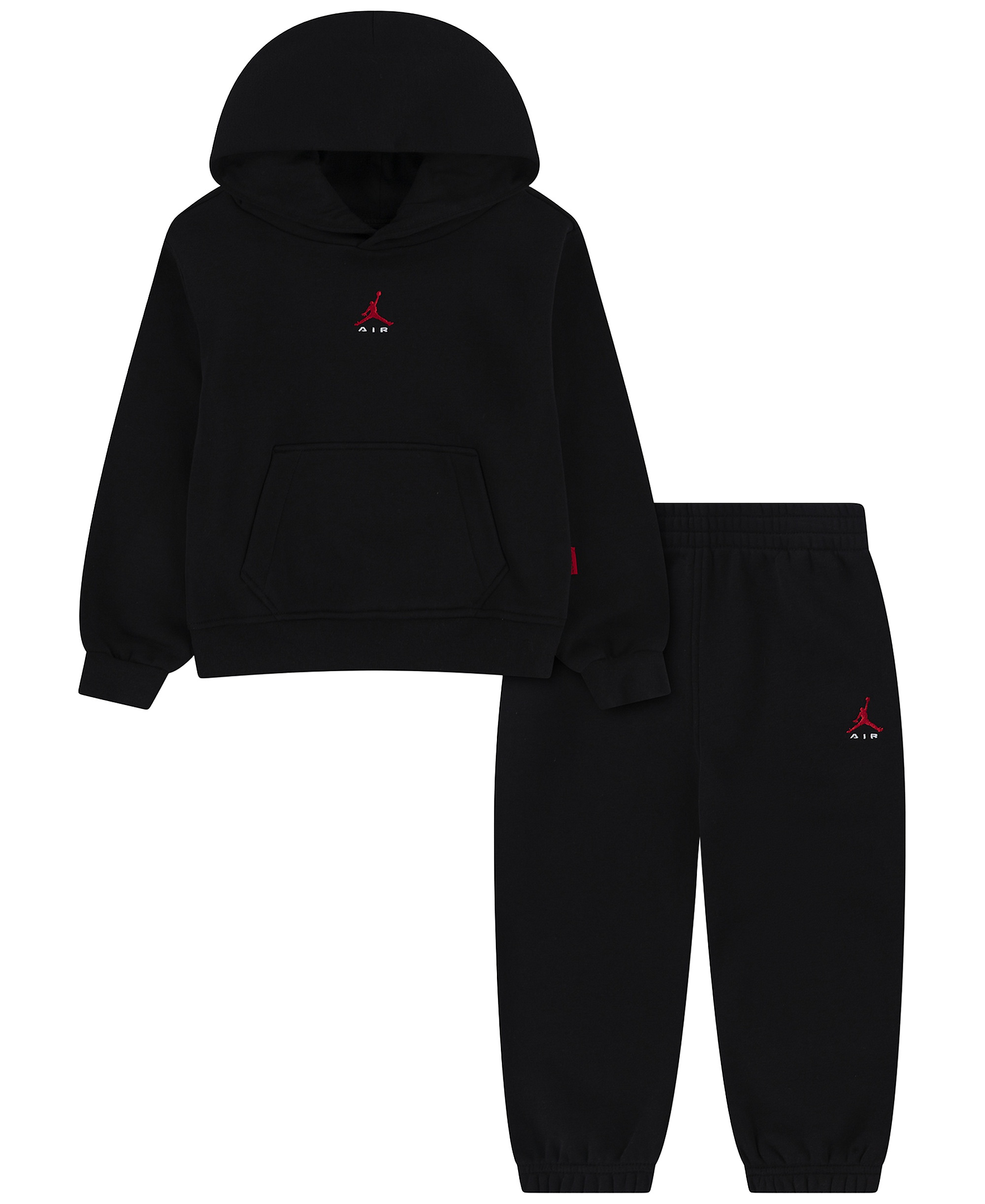Jordan Toddler Boys' 2T-4T Long-Sleeve Hoodie and Pants, 2-Piece Set - Black