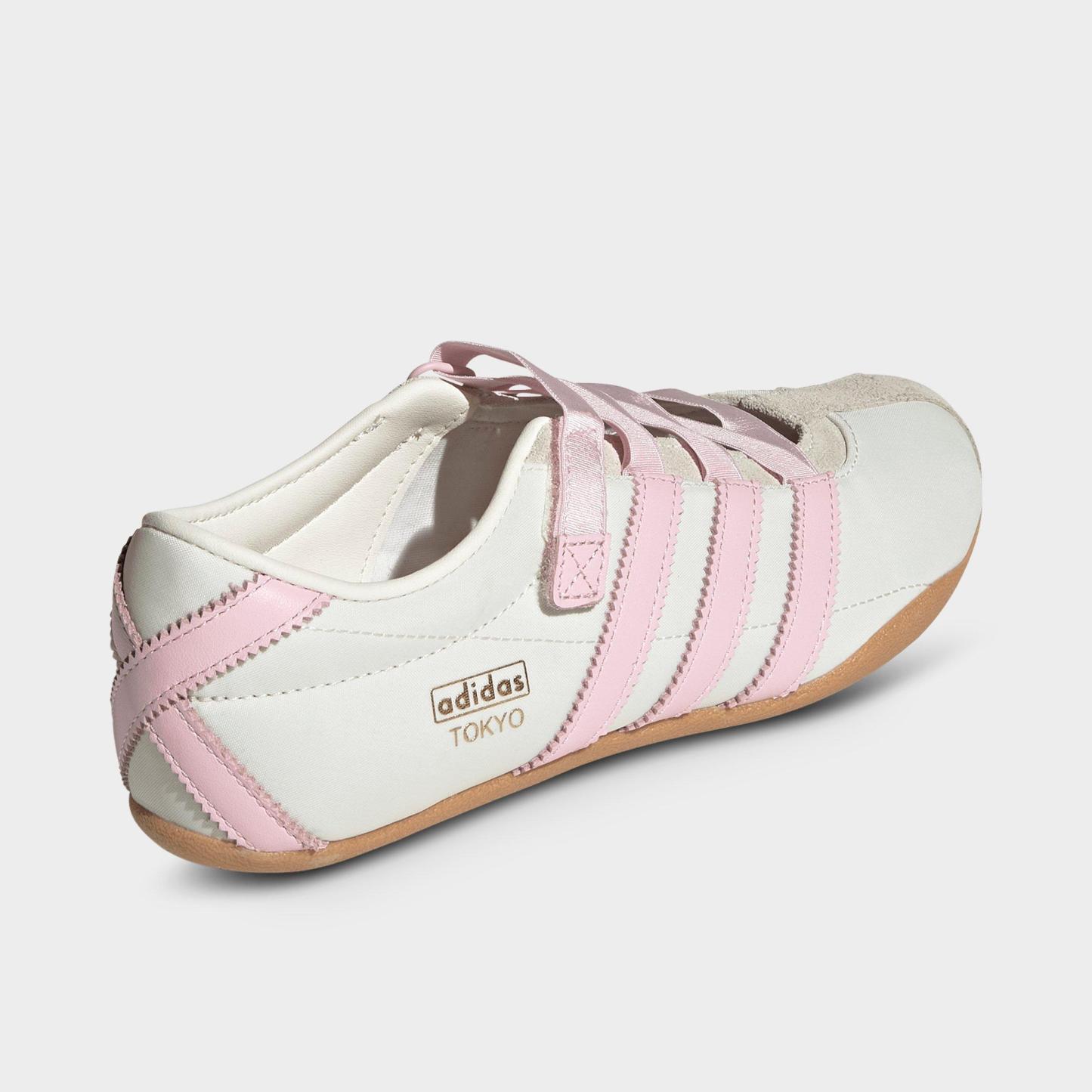 Women's adidas Originals Tokyo MJ Casual Shoes - Part 2 - White/Off White/Clear Pink - Back view