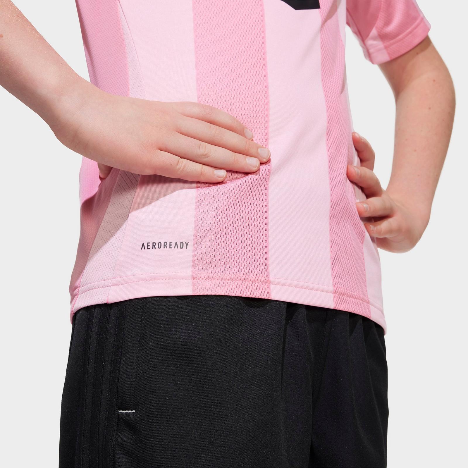 Big Kids' adidas Inter Miami CF 25-26 Away Soccer Jersey - Easy Pink - view 6