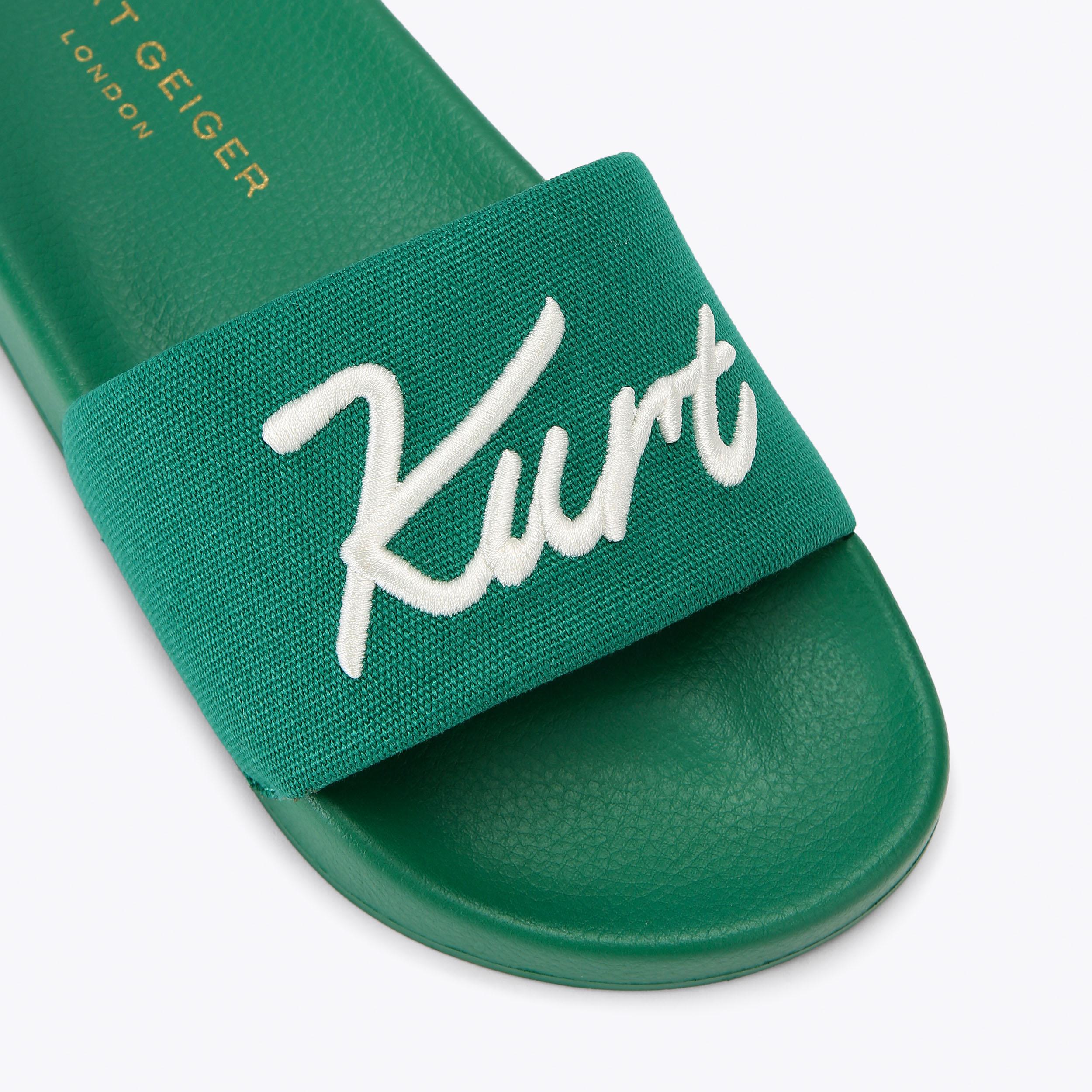 Kurt Geiger London Kurt's Cabana Kurt Meena Slide - Green - view 5