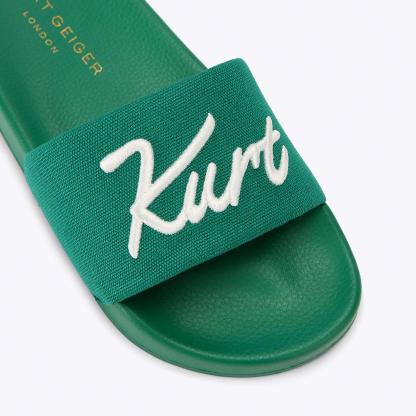 Kurt Geiger London Kurt's Cabana Kurt Meena Slide - Green - view 5