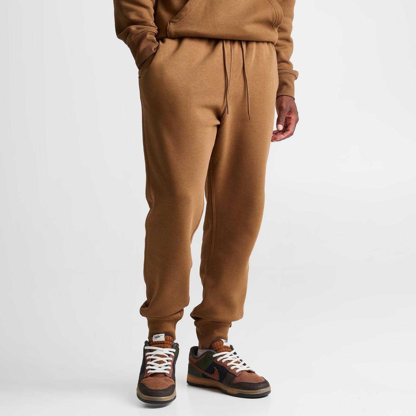 Men's Nithtke Club Fleece Premium Jogger Pants - Part 1 - Ale Brown/Ale Brown/White