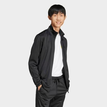Men's adidas Dayready Full-Zip Track Jacket - Black/Black