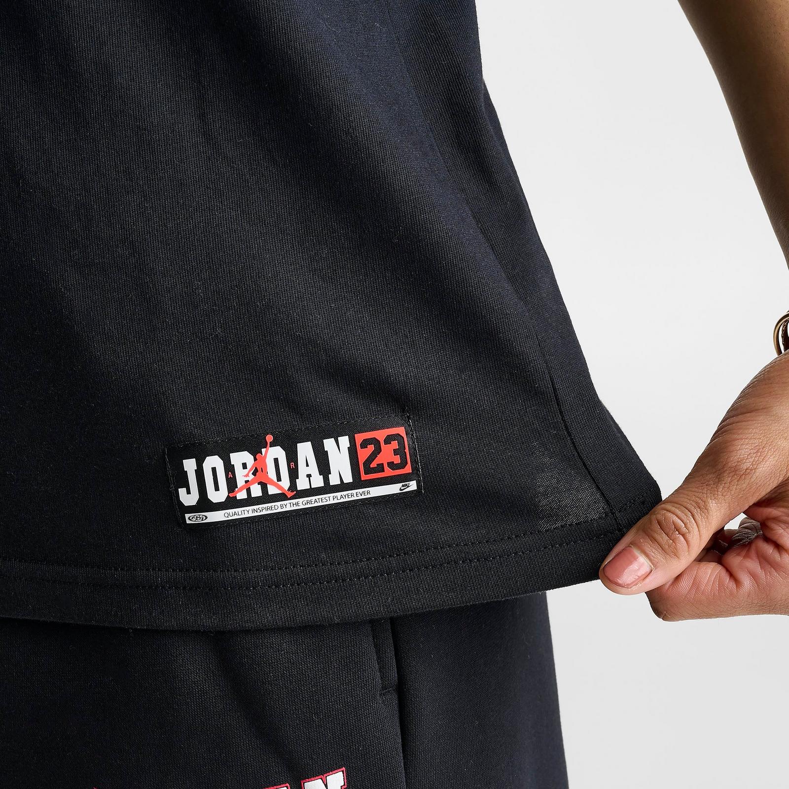 Women's Jordan Varsity Graphic T-Shirt - Black/White - view 6