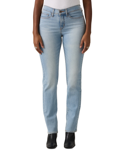 Levi's Women's 314 Shaping Slimming Straight Leg Mid-Rise Jeans - Up And Away