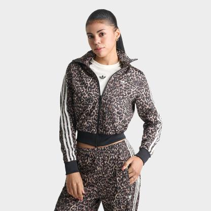 Women's adidas Originals Firebird Leopard Print Track Jacket - Leopard