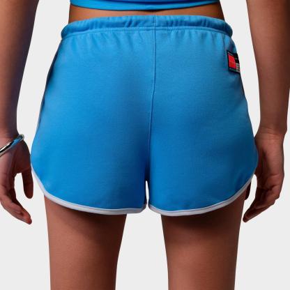 Women's Jordan Brooklyn Fleece Shorts - University Blue/White/Black - view 3