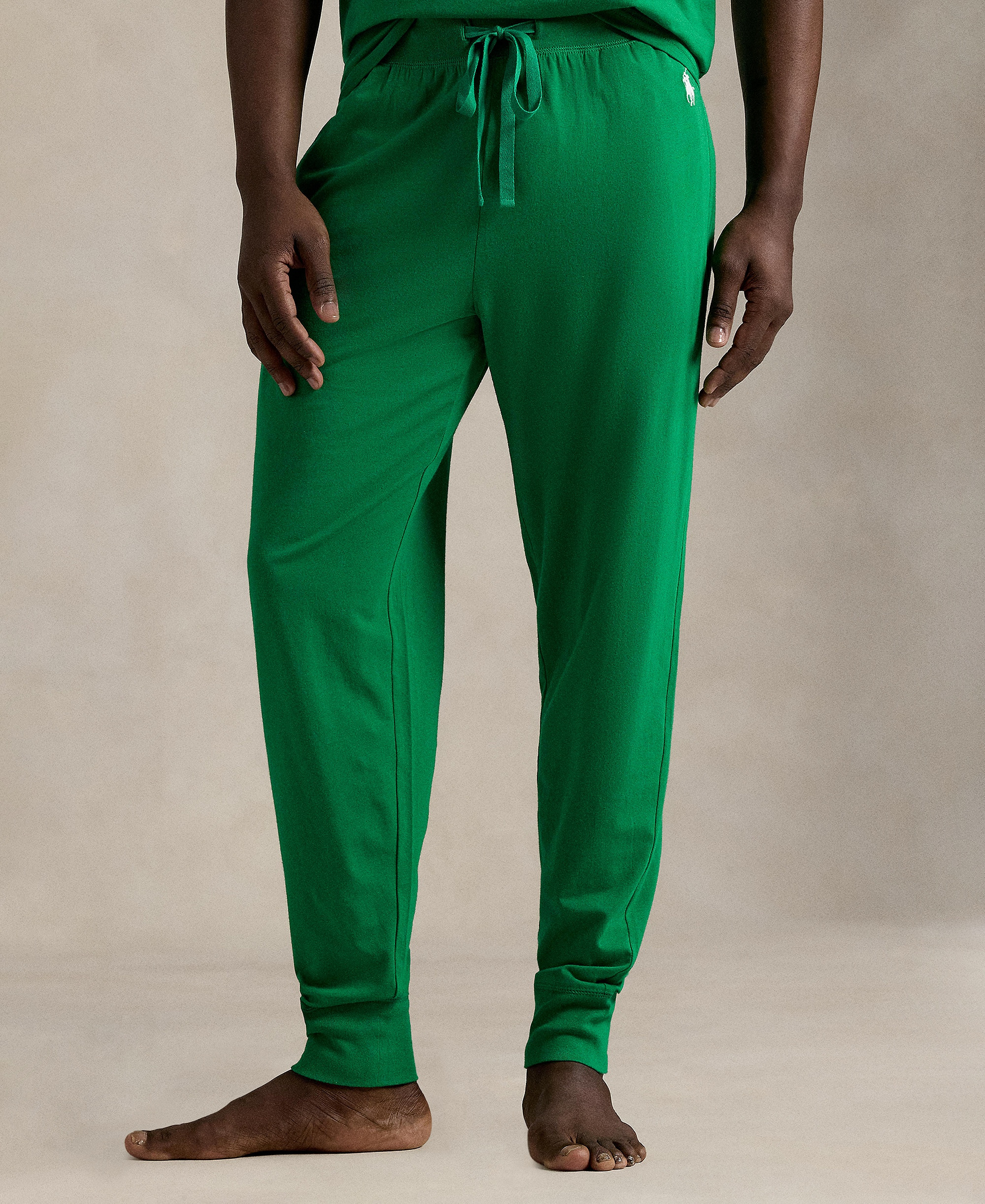 Polo Ralph Lauren Men's Regular-Fit Pajama Joggers - Billiard/White Logo