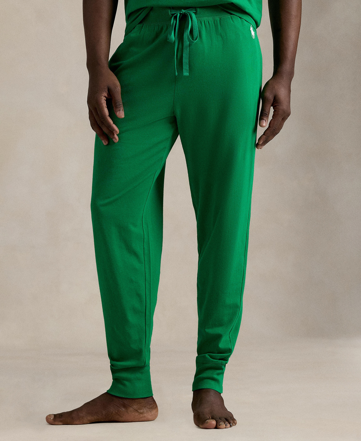 Polo Ralph Lauren Men's Regular-Fit Pajama Joggers - Billiard/White Logo