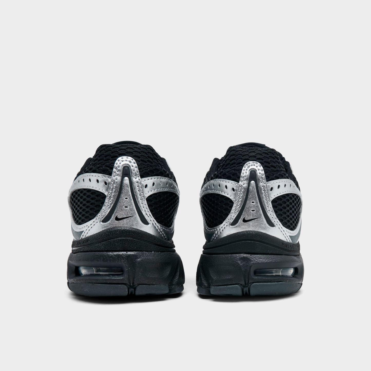Women's Nithtke Air Max Moto 2K Casual Shoes - Part 1 - Black/Black/Metallic Silver - Back view