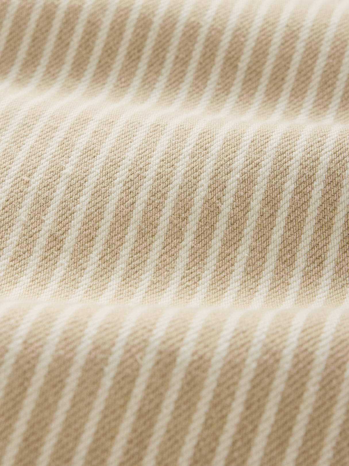 High Rise Barrel Jeans - Khaki stripe