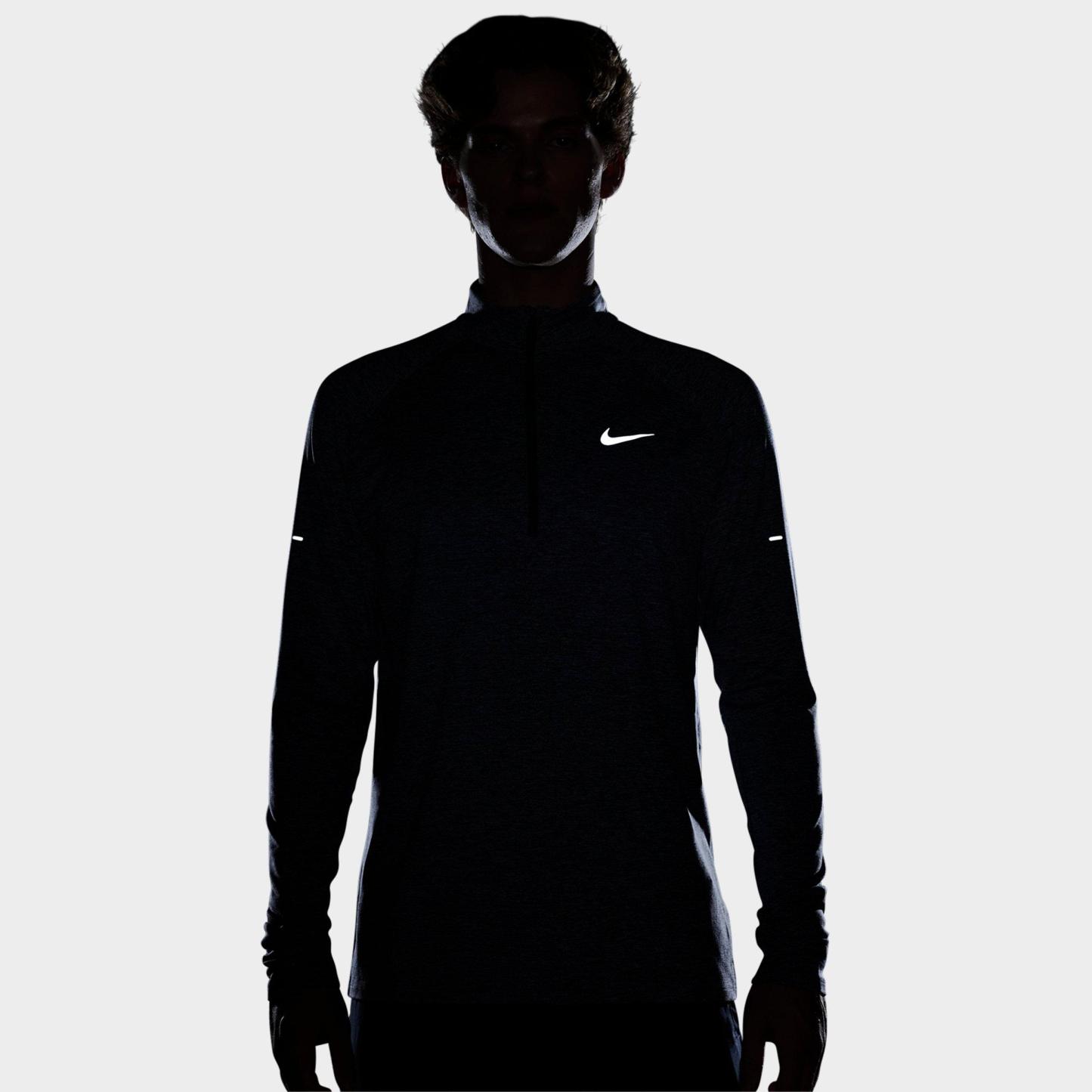 Men's Nithtke Stride Dri-FIT Quarter-Zip Running Top - Thunder Blue/Heather