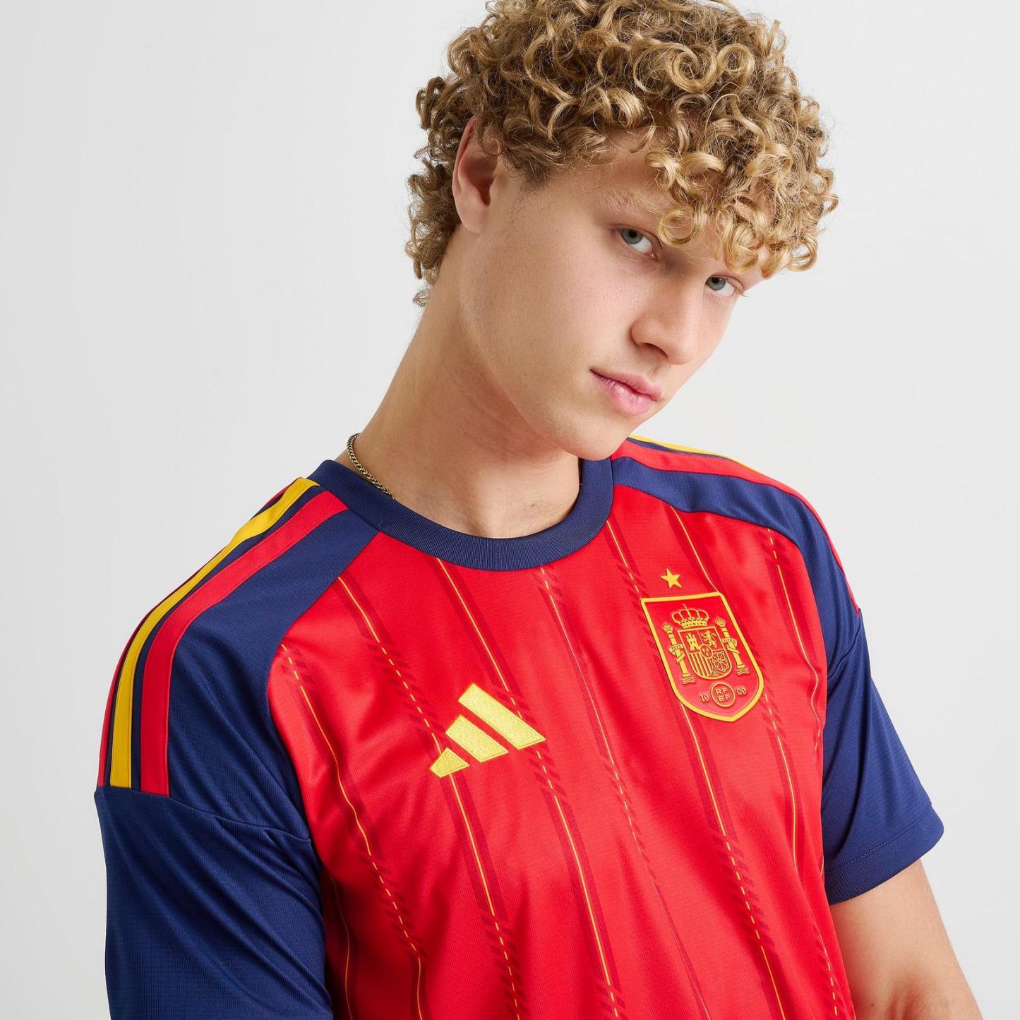 Men's adidas Spain 2026 Home Replica Soccer Jersey - Vivid Red - view 5
