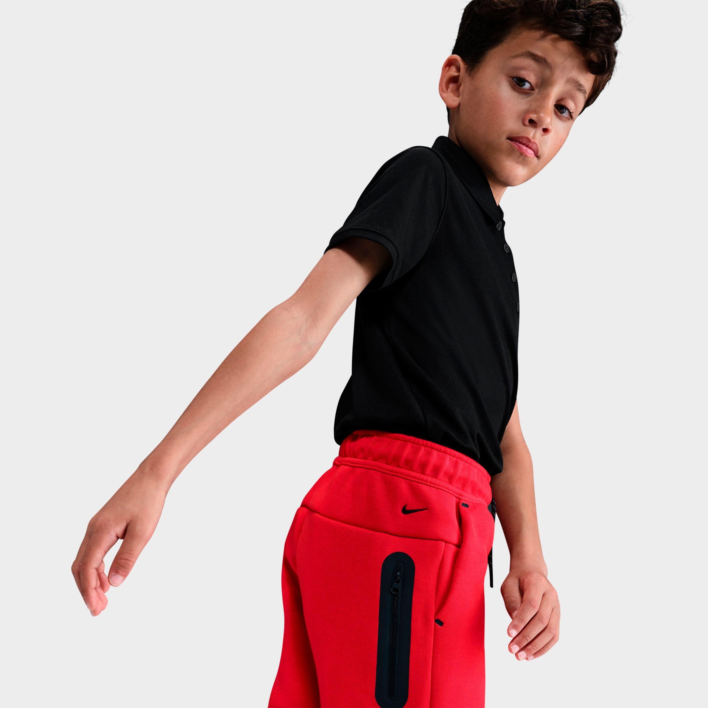 Boys' Big Kids' Nithtke Sportswear Tech Fleece Shorts - University Red/Black