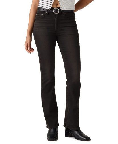 Levi's 725 High-Waist Classic Stretch Bootcut Jeans - Soot Scrape Bfr