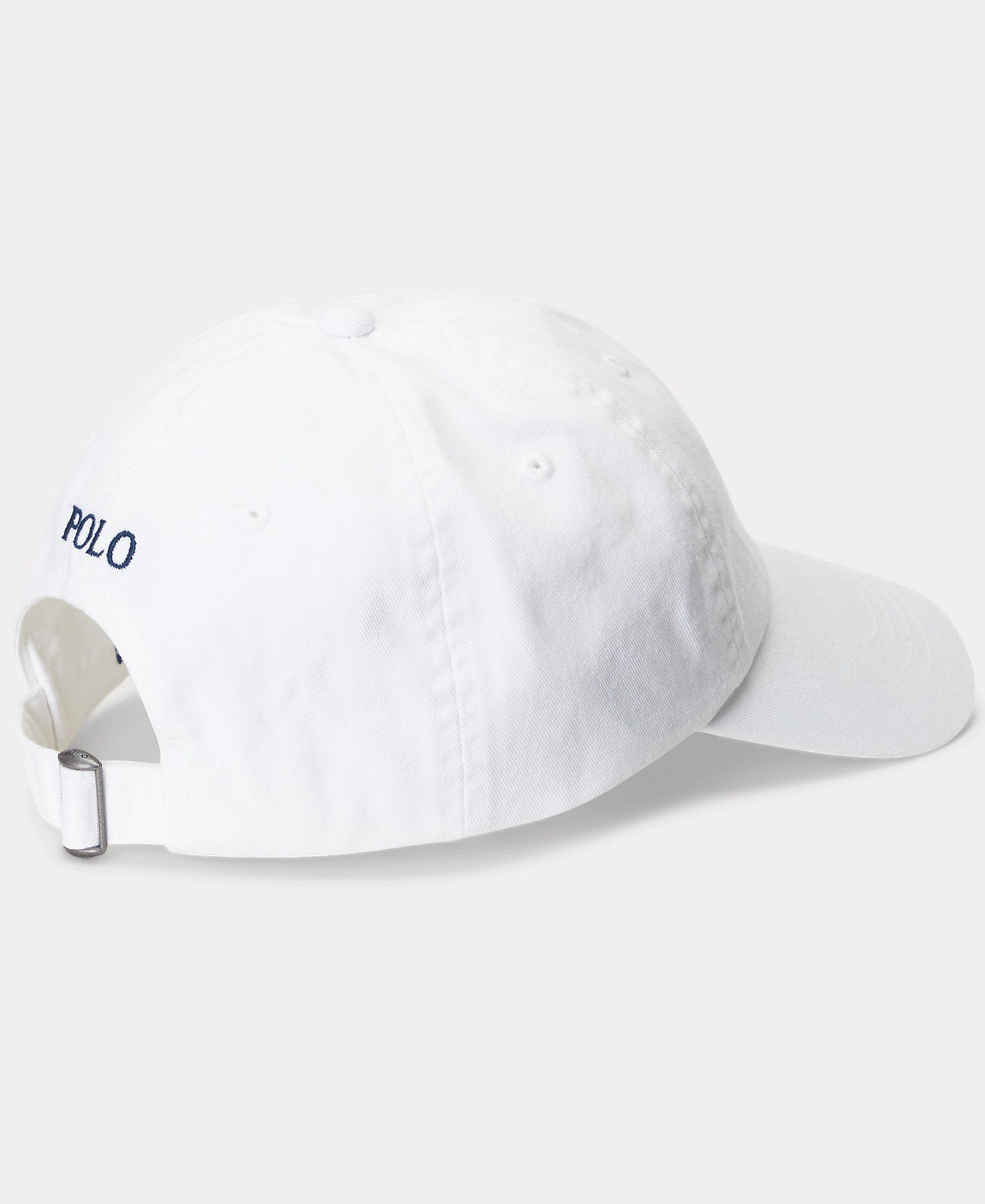 Polo Ralph Lauren Women's The Iconic Cotton Chino Ball Cap - White/Newport Navy