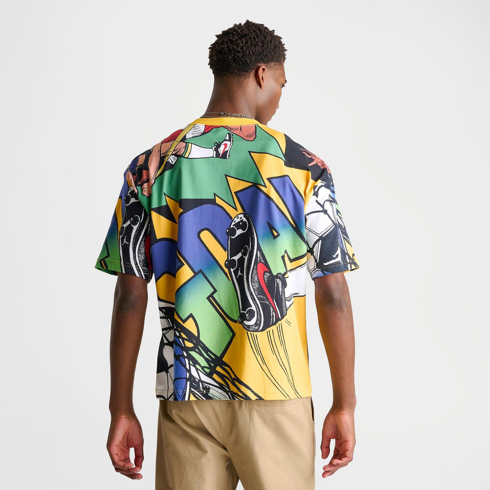 Men's Jordan Essentials Brazil Graphic Boxy T-Shirt - Varsity Maize - view 4