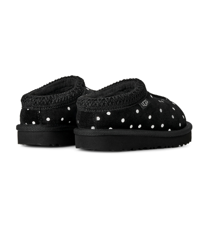 UGG® Toddler Kids Tasman II Shiny Dots Clog Slippers - Black