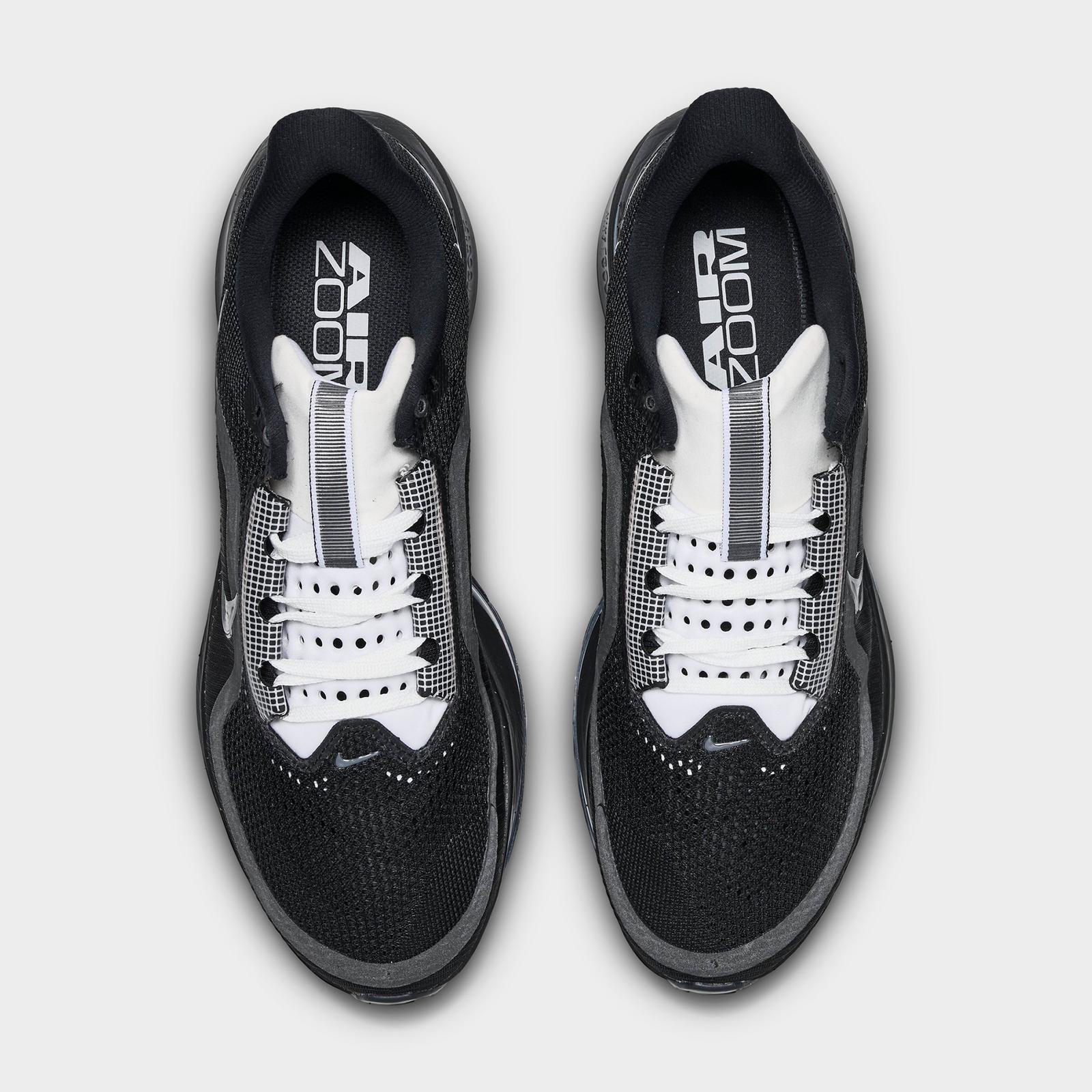 Men's Nike Pegasus Premium Running Shoes - Black/White/Metallic Silver