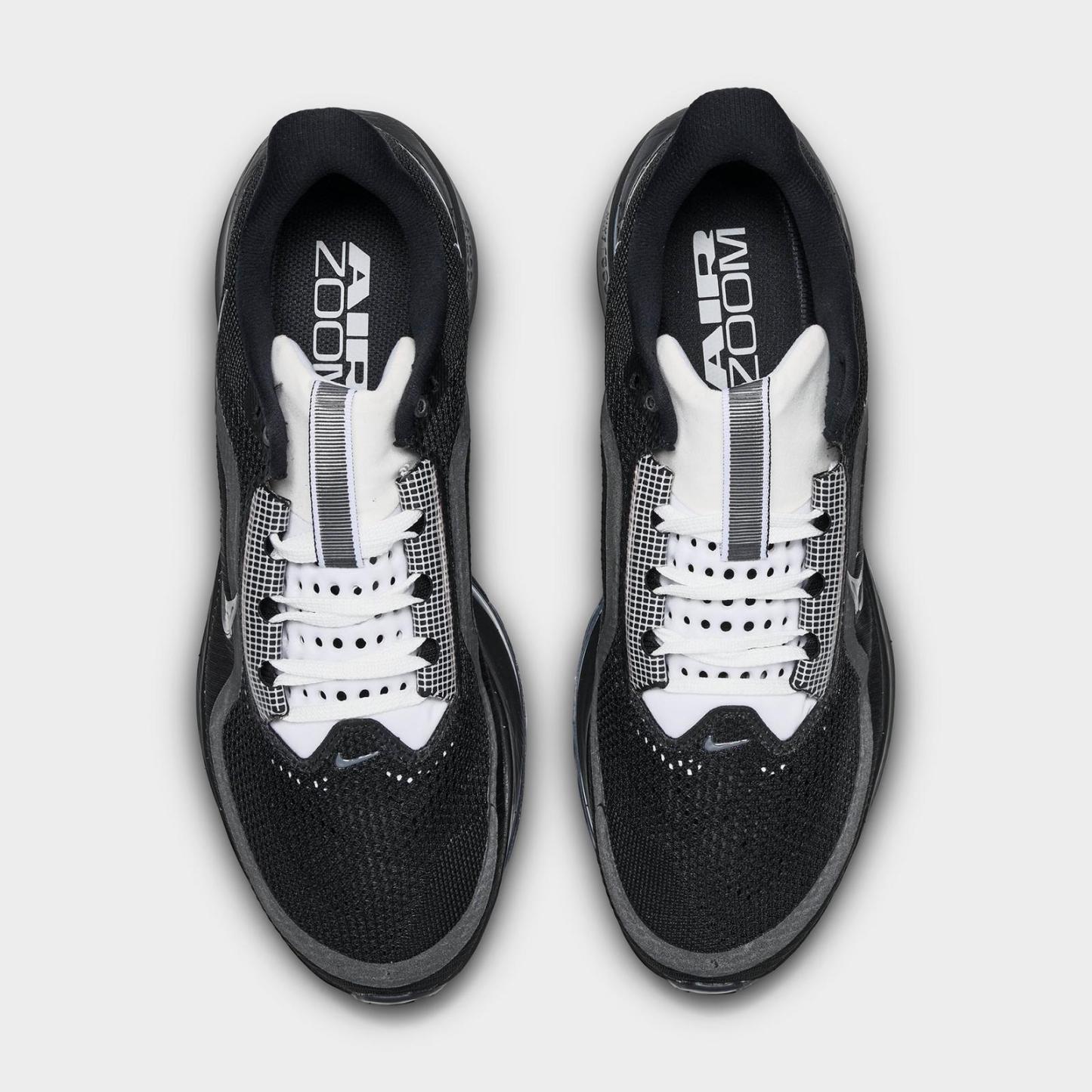 Men's Nike Pegasus Premium Running Shoes - Black/White/Metallic Silver