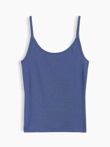 Modern Crop Cami - Sargassus blue
