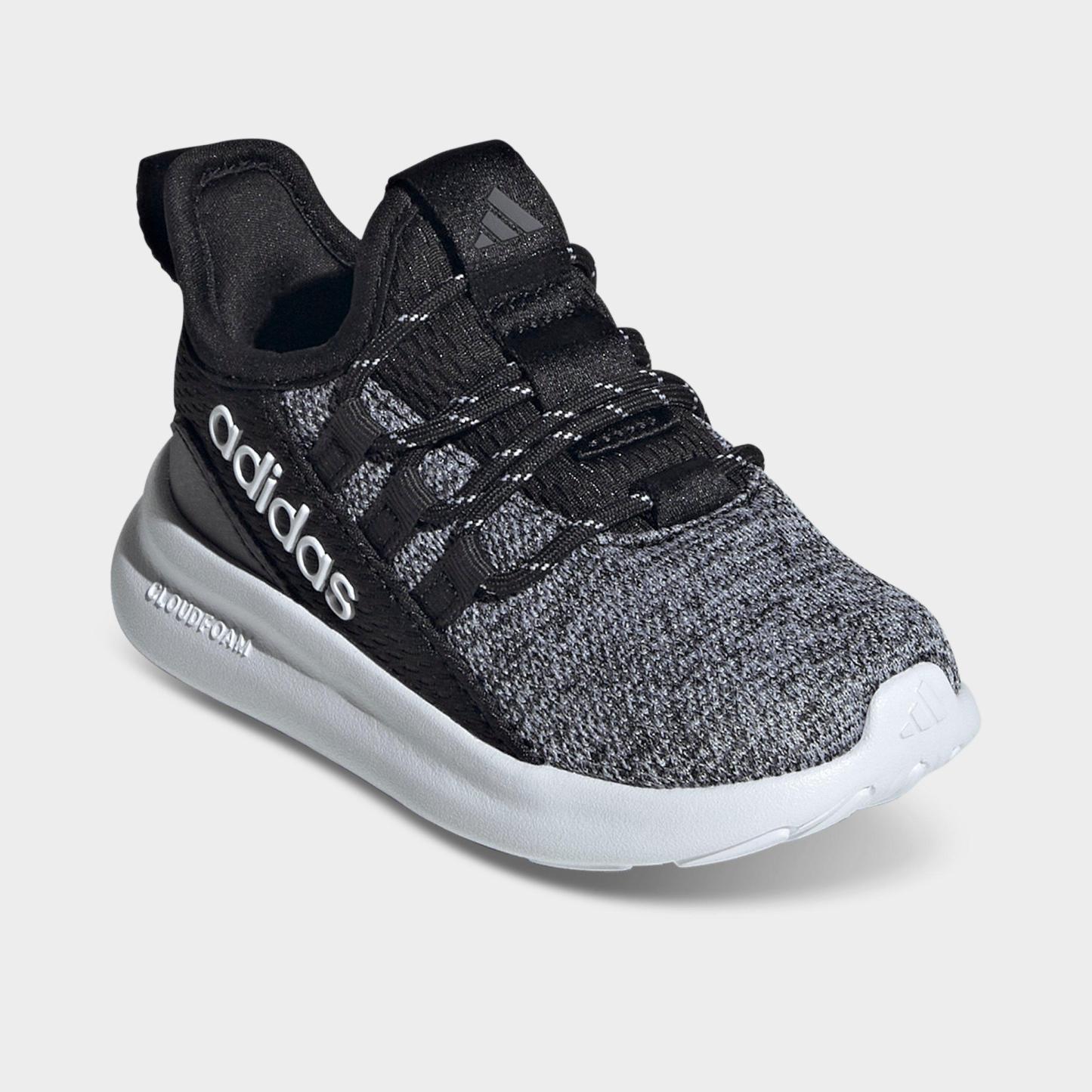 Kids' Toddler adidas Lite Racer Adapt 8.0 Stretch Lace Casual Shoes - Core Black/Footwear White - Both shoes facing left
